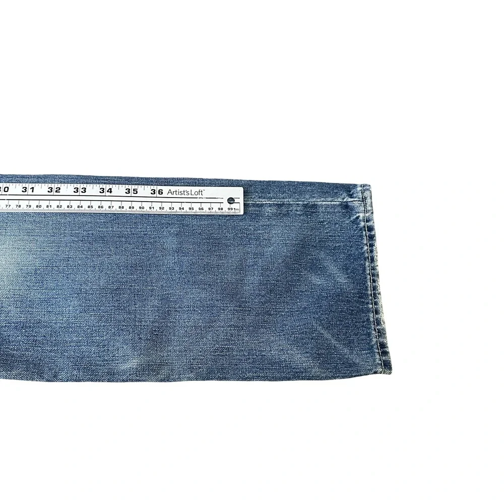 Polo Ralph Lauren Varick Slim Straight Jeans Mens 36x34 Blue Medium Wash Denim